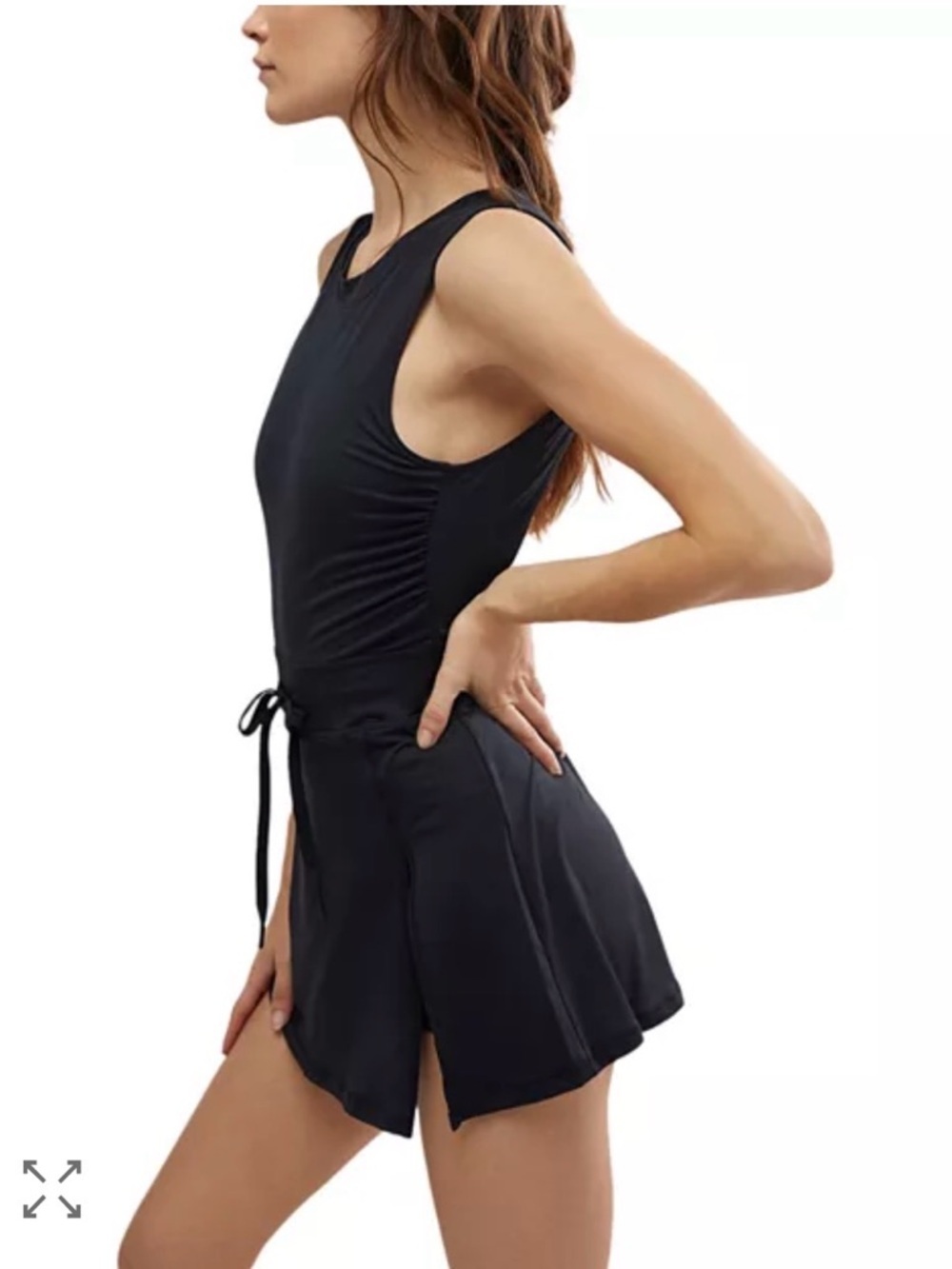 NWOT Free People, Easy Does It Dress, XS in Black